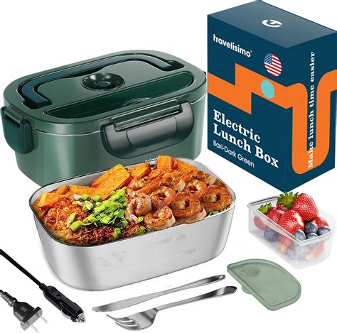 electric lunch box travelisimo|temu heated lunch box.